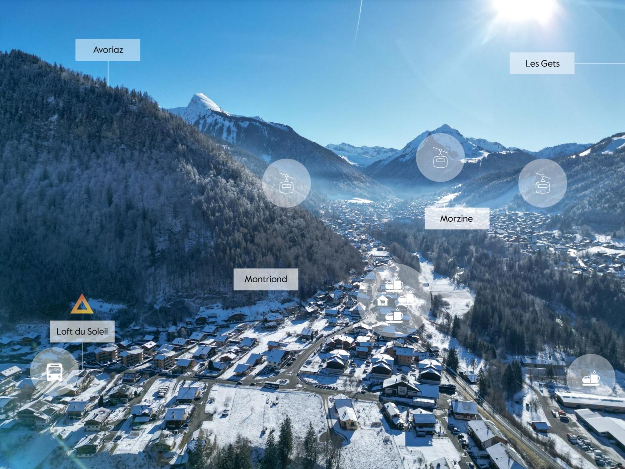 Roof Top Moutain View Direct Access Morzine Avoriaz مورْيو المظهر الخارجي الصورة